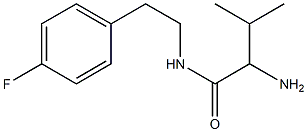 2-amino-N-[2-(4-fluorophenyl)ethyl]-3-methylbutanamide Struktur