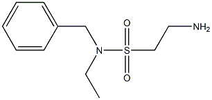 2-amino-N-benzyl-N-ethylethane-1-sulfonamide Struktur