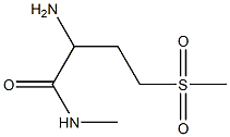 2-amino-N-methyl-4-(methylsulfonyl)butanamide Struktur