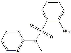 2-amino-N-methyl-N-(pyridin-2-yl)benzene-1-sulfonamide Struktur