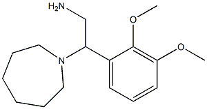 2-azepan-1-yl-2-(2,3-dimethoxyphenyl)ethanamine Struktur