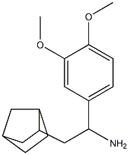 2-bicyclo[2.2.1]hept-2-yl-1-(3,4-dimethoxyphenyl)ethanamine Struktur