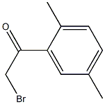 2-bromo-1-(2,5-dimethylphenyl)ethan-1-one Struktur