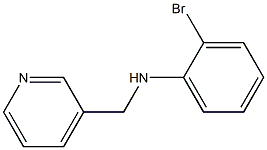 2-bromo-N-(pyridin-3-ylmethyl)aniline Struktur