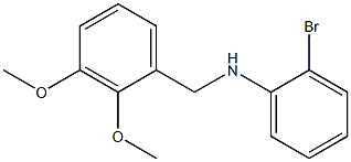 2-bromo-N-[(2,3-dimethoxyphenyl)methyl]aniline Struktur