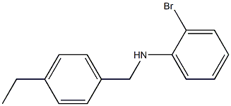 2-bromo-N-[(4-ethylphenyl)methyl]aniline Struktur