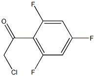 2-chloro-1-(2,4,6-trifluorophenyl)ethan-1-one Struktur