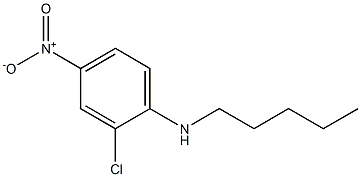 2-chloro-4-nitro-N-pentylaniline Struktur