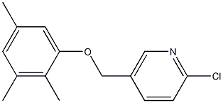 2-chloro-5-(2,3,5-trimethylphenoxymethyl)pyridine Struktur