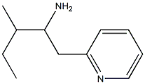 3-methyl-1-(pyridin-2-yl)pentan-2-amine Struktur