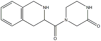 4-(1,2,3,4-tetrahydroisoquinolin-3-ylcarbonyl)piperazin-2-one Struktur