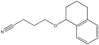 4-(1,2,3,4-tetrahydronaphthalen-1-yloxy)butanenitrile Struktur