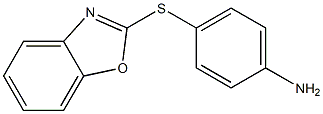 4-(1,3-benzoxazol-2-ylsulfanyl)aniline Struktur