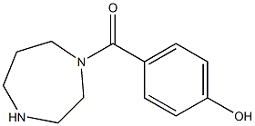 4-(1,4-diazepan-1-ylcarbonyl)phenol Struktur