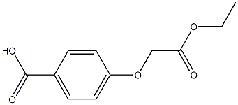 4-(2-ethoxy-2-oxoethoxy)benzoic acid Struktur