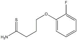 4-(2-fluorophenoxy)butanethioamide Struktur