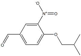 4-(2-methylpropoxy)-3-nitrobenzaldehyde Struktur