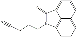 4-(2-oxobenzo[cd]indol-1(2H)-yl)butanenitrile Struktur