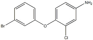 4-(3-bromophenoxy)-3-chloroaniline Struktur