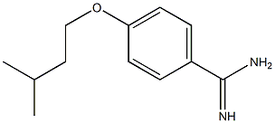 4-(3-methylbutoxy)benzenecarboximidamide Struktur