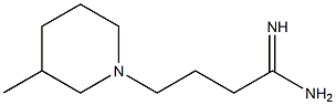 4-(3-methylpiperidin-1-yl)butanimidamide Struktur