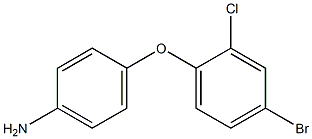 4-(4-bromo-2-chlorophenoxy)aniline Struktur