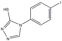 4-(4-iodophenyl)-4H-1,2,4-triazole-3-thiol Struktur