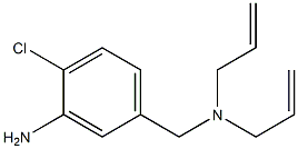 5-{[bis(prop-2-en-1-yl)amino]methyl}-2-chloroaniline Struktur