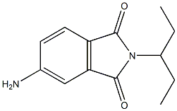 5-amino-2-(pentan-3-yl)-2,3-dihydro-1H-isoindole-1,3-dione Struktur