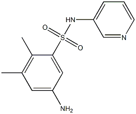 5-amino-2,3-dimethyl-N-(pyridin-3-yl)benzene-1-sulfonamide Struktur