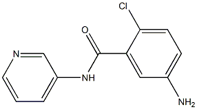 5-amino-2-chloro-N-pyridin-3-ylbenzamide Struktur