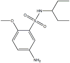 5-amino-2-methoxy-N-(pentan-3-yl)benzene-1-sulfonamide Struktur