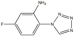 5-fluoro-2-(1H-tetrazol-1-yl)aniline Struktur