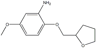 5-methoxy-2-(tetrahydrofuran-2-ylmethoxy)aniline Struktur