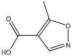 5-methyl-1,2-oxazole-4-carboxylic acid Struktur