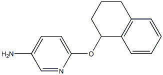 6-(1,2,3,4-tetrahydronaphthalen-1-yloxy)pyridin-3-amine Struktur