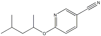 6-(1,3-dimethylbutoxy)nicotinonitrile Struktur