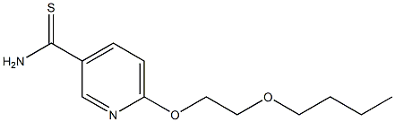 6-(2-butoxyethoxy)pyridine-3-carbothioamide Struktur