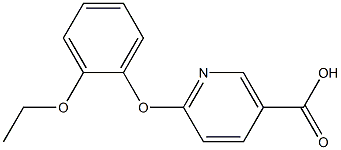 6-(2-ethoxyphenoxy)nicotinic acid Struktur