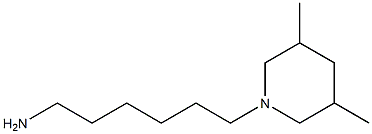 6-(3,5-dimethylpiperidin-1-yl)hexan-1-amine Struktur