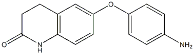 6-(4-aminophenoxy)-1,2,3,4-tetrahydroquinolin-2-one Struktur