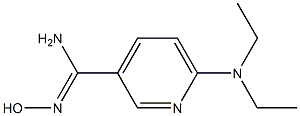 6-(diethylamino)-N'-hydroxypyridine-3-carboximidamide Struktur