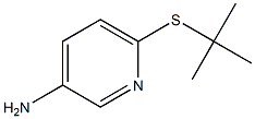 6-(tert-butylsulfanyl)pyridin-3-amine Struktur