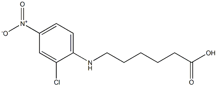 6-[(2-chloro-4-nitrophenyl)amino]hexanoic acid Struktur