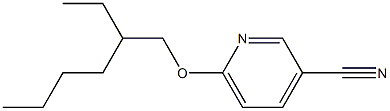 6-[(2-ethylhexyl)oxy]pyridine-3-carbonitrile Struktur