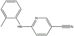 6-[(2-methylphenyl)amino]nicotinonitrile Struktur