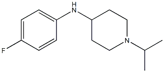 N-(4-fluorophenyl)-1-(propan-2-yl)piperidin-4-amine Struktur