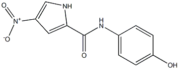 N-(4-hydroxyphenyl)-4-nitro-1H-pyrrole-2-carboxamide Struktur