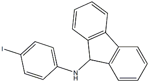 N-(4-iodophenyl)-9H-fluoren-9-amine Struktur