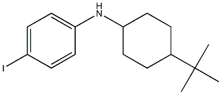 N-(4-tert-butylcyclohexyl)-4-iodoaniline Struktur